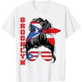 thumbnail image 1 of Puerto Rico Boricua Brooklyn New York Puerto Rican Flag T-Shirt mens t shirt，white，women，funny，misfits，men，journey, 1 of 4