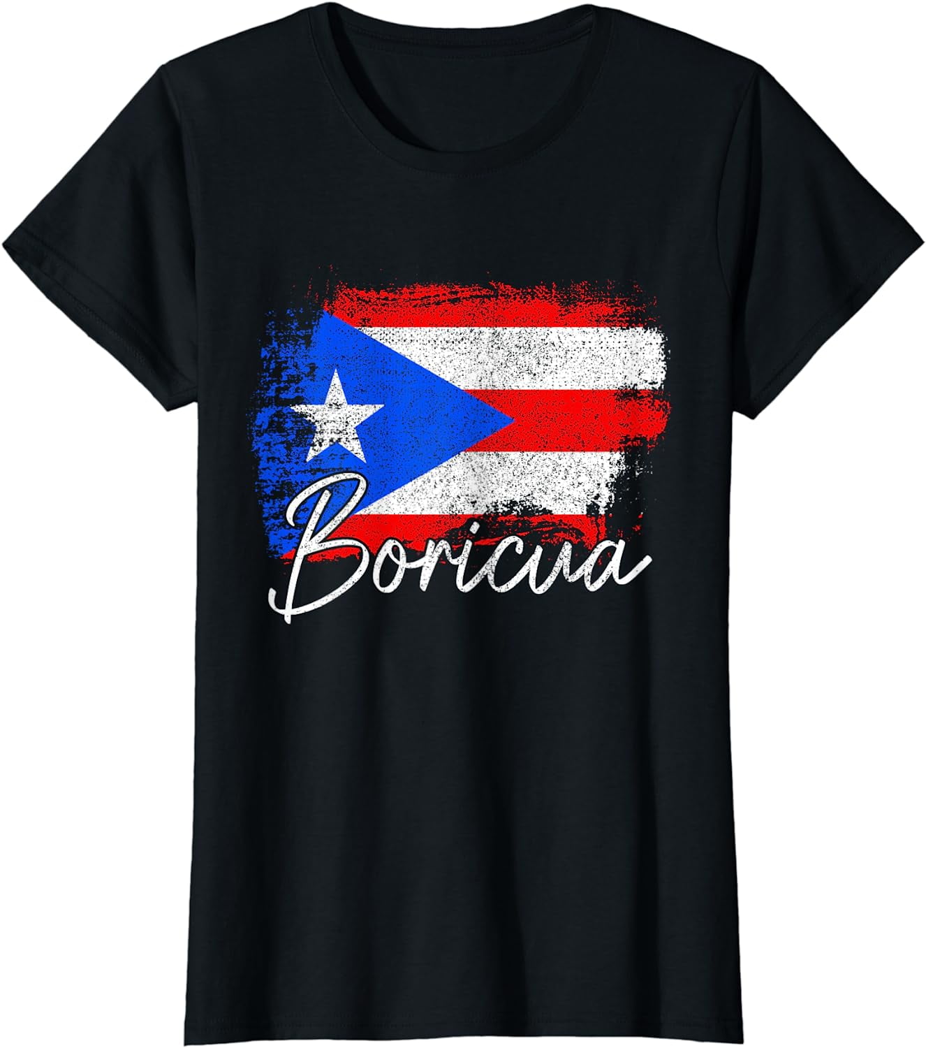 Puerto Rico Boricua Vintage Puerto Rican Flag Pride T-Shirt - Walmart.com