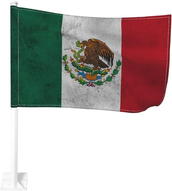 Puerto Rico Car Flags, 12x18 Inch Window Clip Flag, Polyester Uv ...