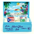 thumbnail image 1 of Puerto Rico Caribbean Boxed Shot Glass Set (Set of 2), 1 of 5