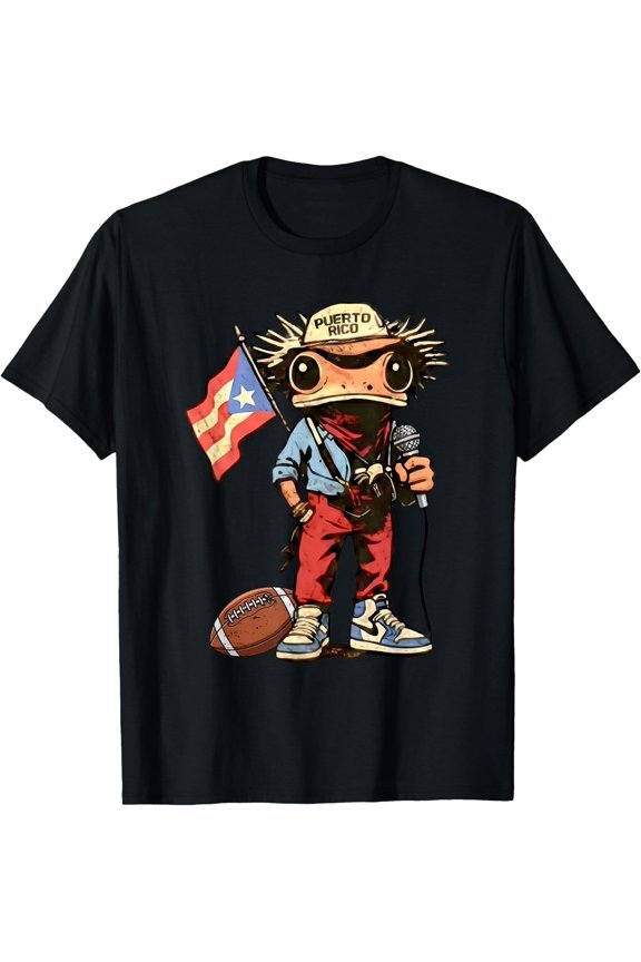 Puerto Rico Coqui Frog Funny Tshirt, UNISEX Tee