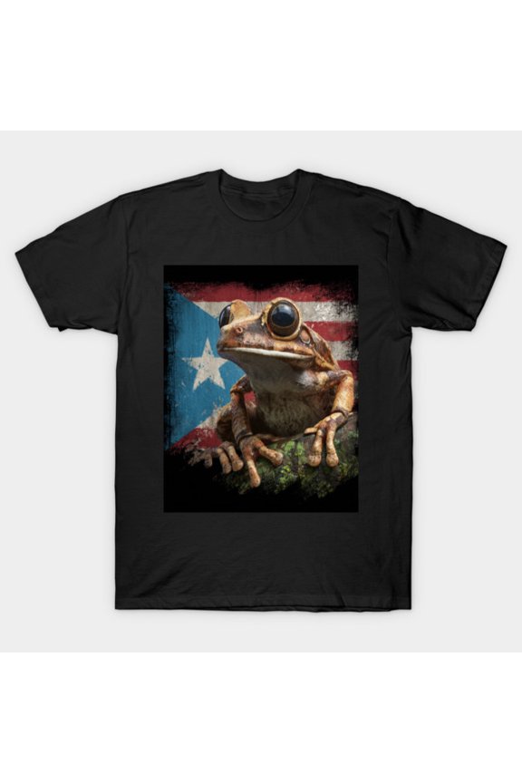 Puerto Rico Coqui Taino Frog Cultural Island Pride Tee Unisex T-Shirt
