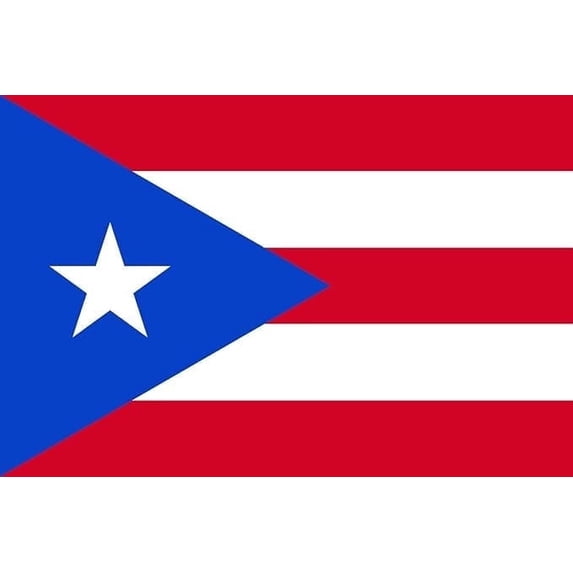 Puerto Rico Country Flag Birthday Party Edible Icing Image Cake Topper, by Tnct.
