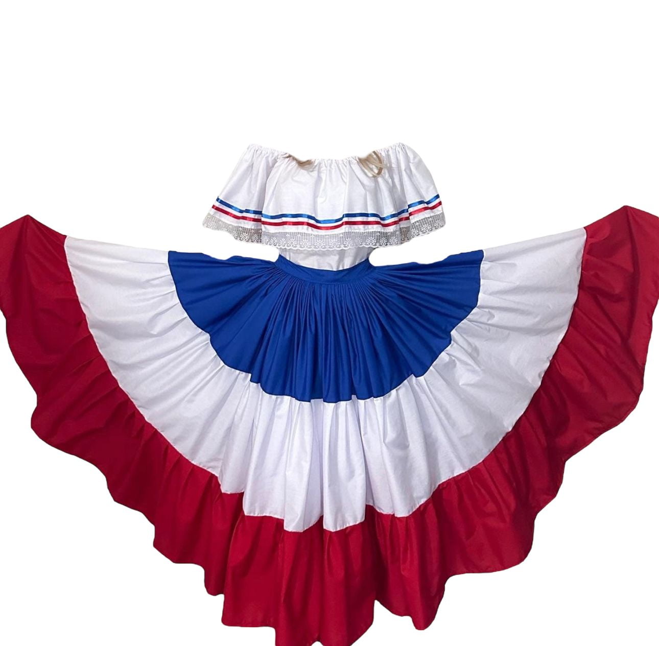 Tricolor Skater Dress - Women - Ready-to-Wear
