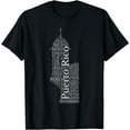 thumbnail image 1 of Puerto Rico El Morro Prideful Puerto Rican Cities and Towns T-Shirt Black Medium, 1 of 4
