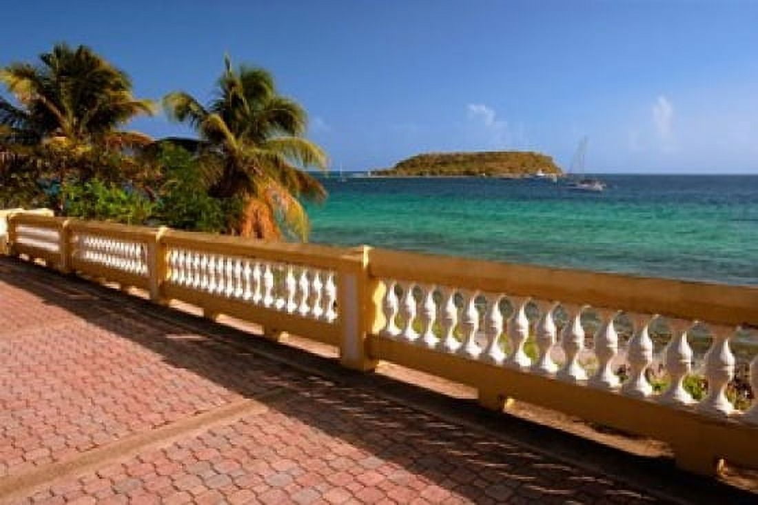 Puerto Rico Esperanza Vieques Island and boats Canvas Art - Jaynes Gallery DanitaDelimont (27 x 18)