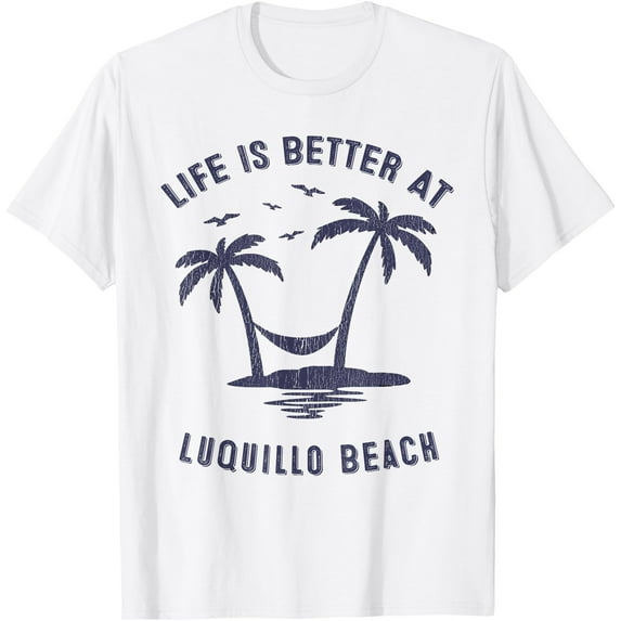 Puerto Rico Family Vacation Vintage Luquillo Beach T-Shirt Shirts