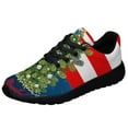 thumbnail image 1 of Puerto Rico Feliz Navidad Shoes Sneakers Black Size 8, 1 of 7