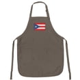thumbnail image 1 of Puerto Rico Flag Apron Broad Bay Puerto Rico APRONS w/ Pockets & Adjustable Neck - Chefs Style, 1 of 2