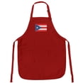 thumbnail image 1 of Puerto Rico Flag Apron Grilling Or Kitchen Puerto Rico Flag Design Aprons Famous Broad Bay Quality, 1 of 2