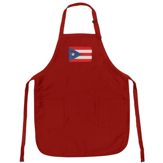 Puerto Rico Flag Apron Grilling Or Kitchen Puerto Rico Flag Design Aprons Famous Broad Bay Quality