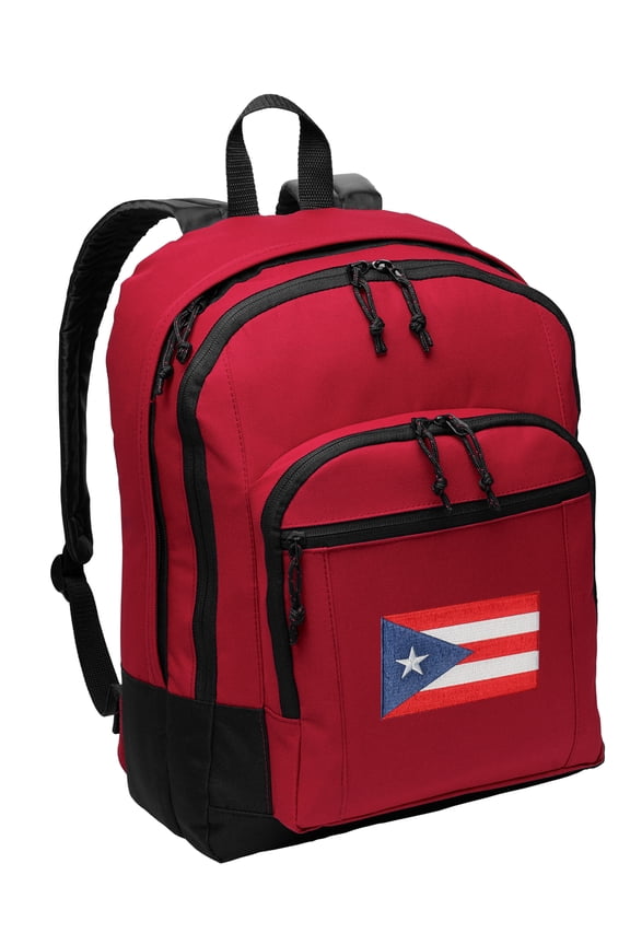 Puerto Rico Flag Backpack MEDIUM SIZE Puerto Rico Backpacks & School Bags