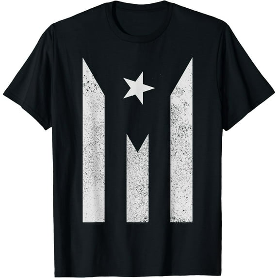 Puerto Rico Flag Black Gift T-Shirt Shirts