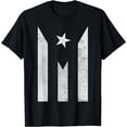 thumbnail image 1 of Puerto Rico Flag Black Puerto Rican Pride Gift T-Shirt, 1 of 3