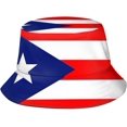 Puerto Rico Flag Bucket Hats Puerto Rico Fisherman Hat Outdoor Summer ...