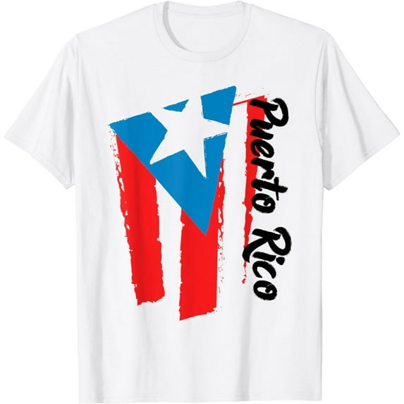 Puerto Rico Flag Hispanic Heritage Month Boricua Rican Retro T-Shirt