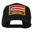 thumbnail image 1 of Puerto Rico Flag Letter Patched Cap - Black OSFM, 1 of 5