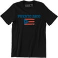 thumbnail image 1 of Puerto Rico Flag - PR Distress Flag Boricua Puerto Rican Men's T-Shirt, 1 of 4