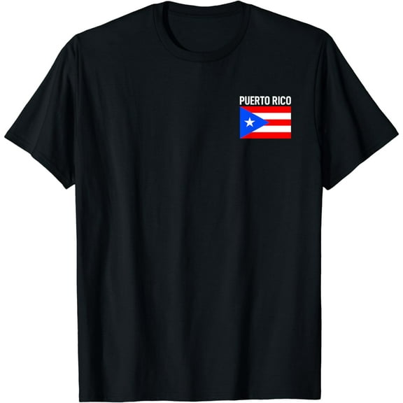 Puerto Rico Flag Pocket Puerto Rican Family Roots Men Women T-Shirt