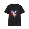thumbnail image 1 of Puerto Rico Flag Pride  Heart T-Shirt, 1 of 4