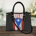 thumbnail image 1 of Puerto Rico Flag Print Women Large Capacity Top Handle Casual Shoulder Bag Retro Shopping Underarm Bag Coin Purse New, 1 of 4