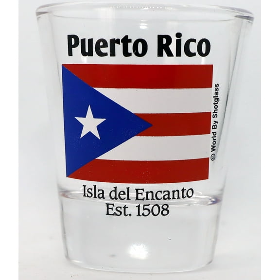 Puerto Rico Flag Shot Glass