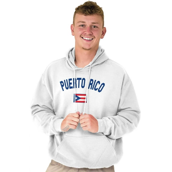 Puerto Rico Flag Soccer Fan Pride Hoodie Sweatshirt Women Men Brisco Brands S