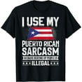thumbnail image 1 of Puerto Rico Flag Souvenirs for Puerto Ricans Men & Women T-Shirt, 1 of 3