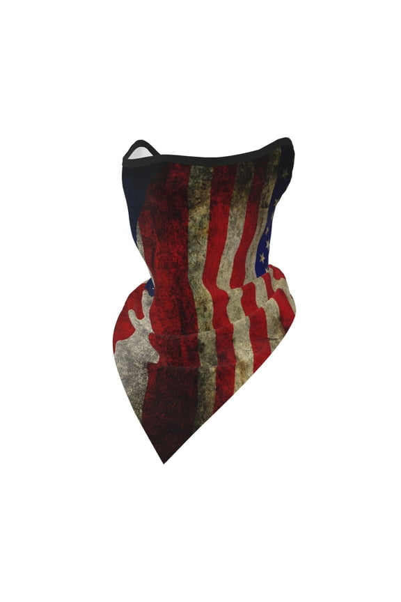 Puerto Rico Flag Usa Neck Gaiter Balaclava Face Scarf Mask Quick-Dry Half Masks For Women Men Sun Protection Breathable Dustproof