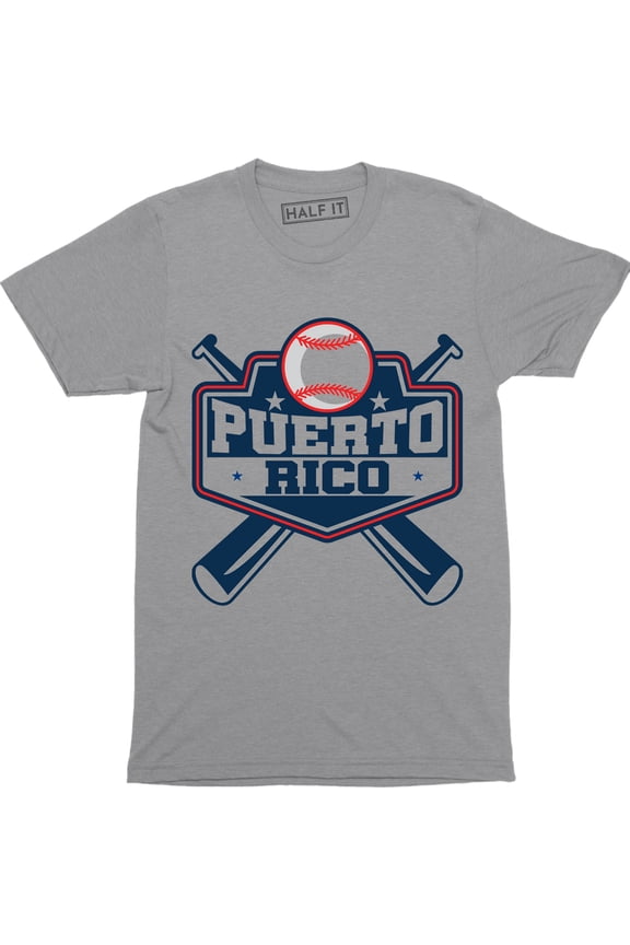 Puerto Rico Flag World Cup Baseball Puerto Rican National Flag Men's T-Shirt