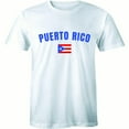 thumbnail image 1 of Puerto Rico Flag World Cup Soccer Puerto Rican National Flag Men's T-Shirt, 1 of 4