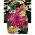 thumbnail image 1 of Puerto Rico Flowers Hibiscus Home Coffee Table TV Counter Luxury Tablecloth Party Dinner Country Wedding Decoration Tablecloth, 1 of 5