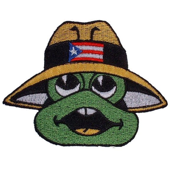 Puerto Rico Frog Patch 3"