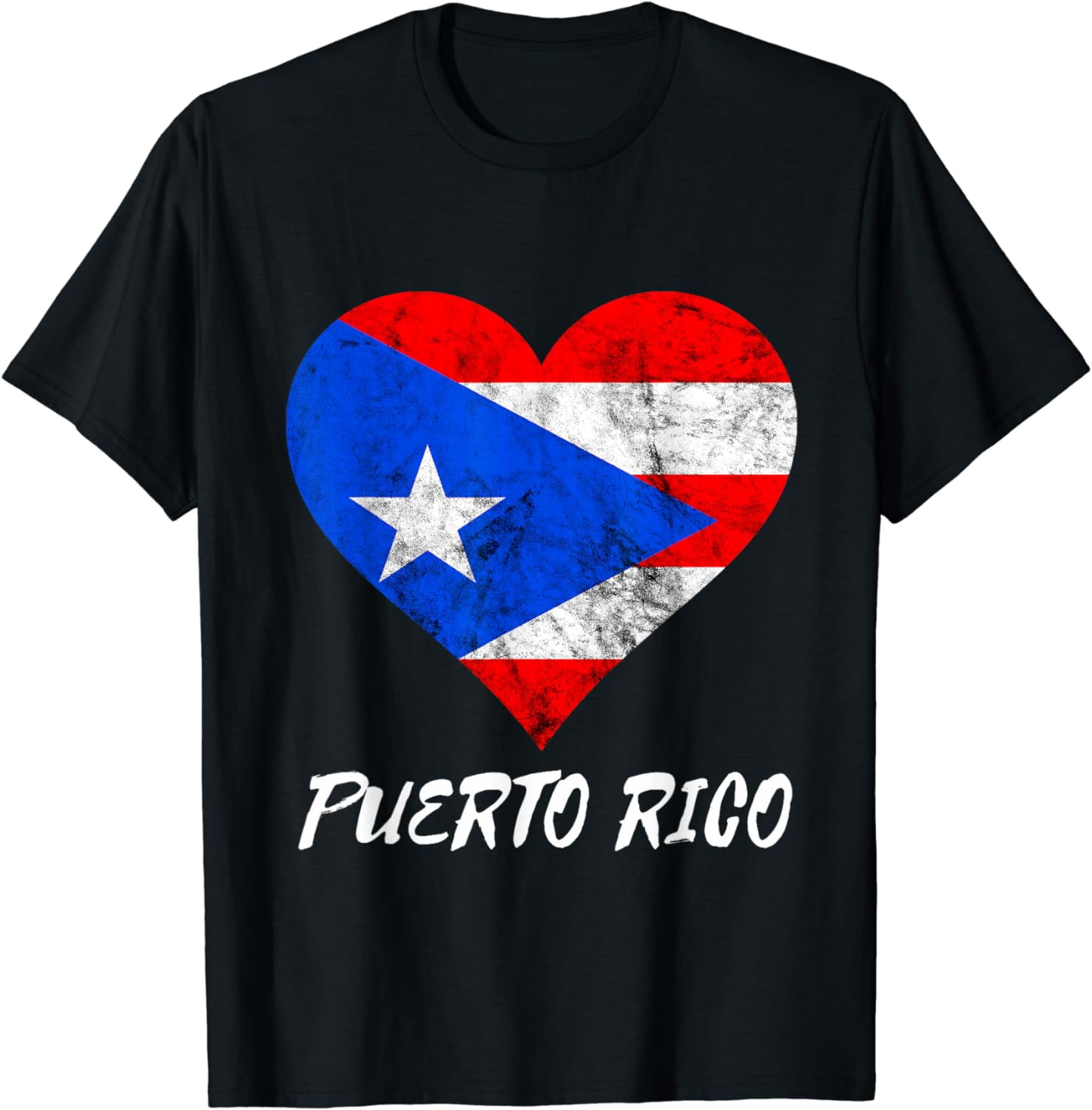 Puerto Rico Heart Puertorro Puerto Rican Flag Boricua Roots TShirt