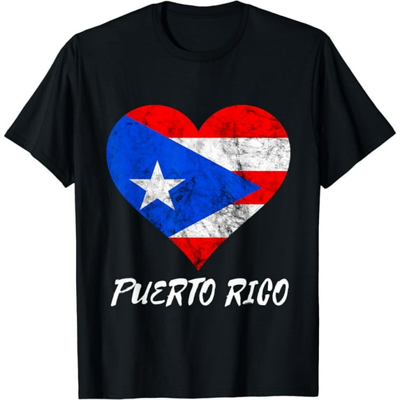 Puerto Rico Heart Puertorro Puerto Rican Flag Boricua Roots T-Shirt mens t shirt,black,women,funny,misfits,men,journey