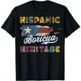 thumbnail image 1 of Puerto Rico Hispanic Heritage Month Gift Design Idea T-Shirt, 1 of 3