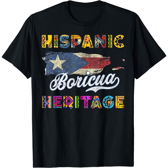 Puerto Rico Hispanic Heritage Month Gift Design Idea T-Shirt