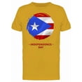 thumbnail image 1 of Puerto Rico Independence Day Art T-Shirt Men -Image by Shutterstock, Male Small, 1 of 2