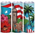 thumbnail image 1 of Puerto Rico Insulated Skinny Tumblers Cup Coffee Mug with Lid Boricua 20oz - Reusable Stainless Steel Water Bottle for Hot & Cold Drinks Tea Cup Iced Coffee Travel Mug, 1 of 5