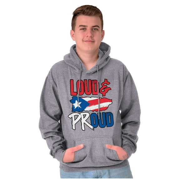 Puerto Rico Nuyorican Proud Borinquen Hoodie Sweatshirt Women Men Brisco Brands S