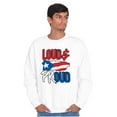 thumbnail image 1 of Puerto Rico Nuyorican Proud Borinquen Sweatshirt for Men or Women Brisco Brands S, 1 of 5