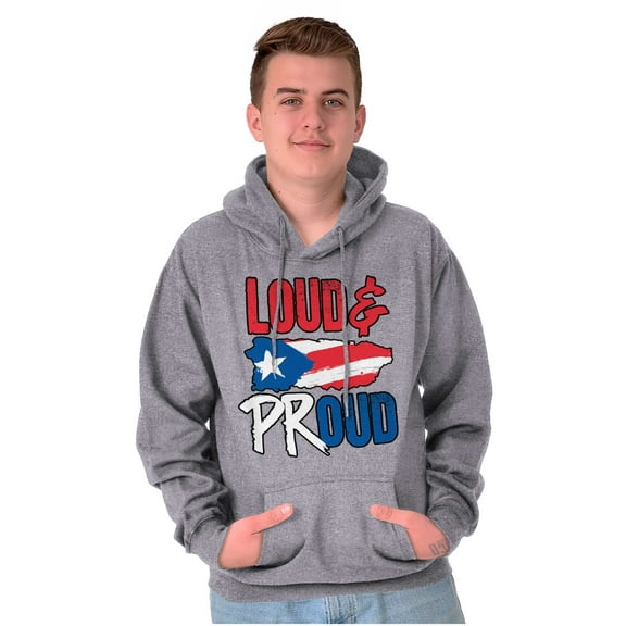 Puerto Rico Nuyorican Proud Borinquen Unisex Plus Fleece Graphic Hoodie Brisco Brands 5X