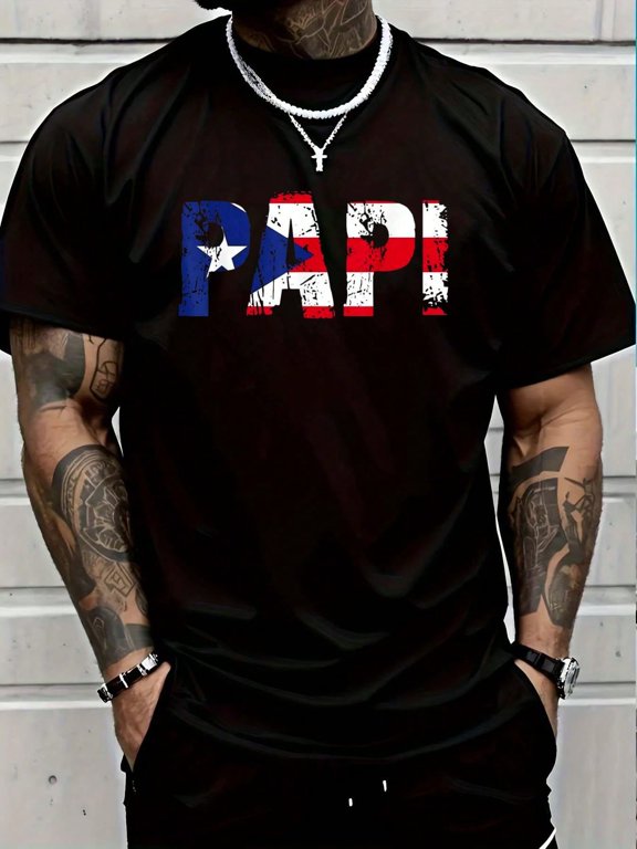 Puerto Rico Papi Flag Puerto Rican Puertorriqueños Boricuas T-Shirt