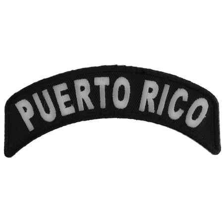 Puerto Rico Patch Iron on State Rocker