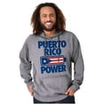 thumbnail image 1 of Puerto Rico Power PR Flag Pride Hoodie Sweatshirt Women Men Brisco Brands S, 1 of 5