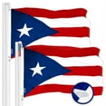 thumbnail image 1 of Puerto Rico Puerto Rican Flag 3x5FT 2-Pack Embroidered Polyester By G128, 1 of 8