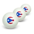 thumbnail image 1 of Puerto Rico Puerto Rican Flag Novelty Table Tennis Ping Pong Ball 3 Pack, 1 of 1