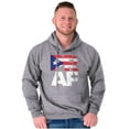 thumbnail image 1 of Puerto Rico Rican Boricua AF Flag Hoodie Sweatshirt Women Men Brisco Brands S, 1 of 5