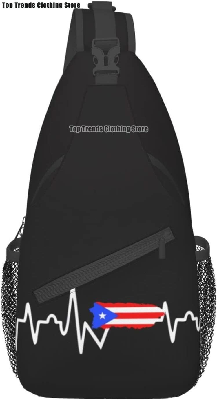 Puerto Rico Rican Flag Sling bag/Crossbody Backpack/Puerto Rican