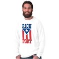 thumbnail image 1 of Puerto Rico Rich Port PR Flag Pride Long Sleeve TShirt Men Women Brisco Brands S, 1 of 5